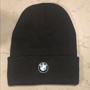 BMW Branded Black Beanie Winter Hat